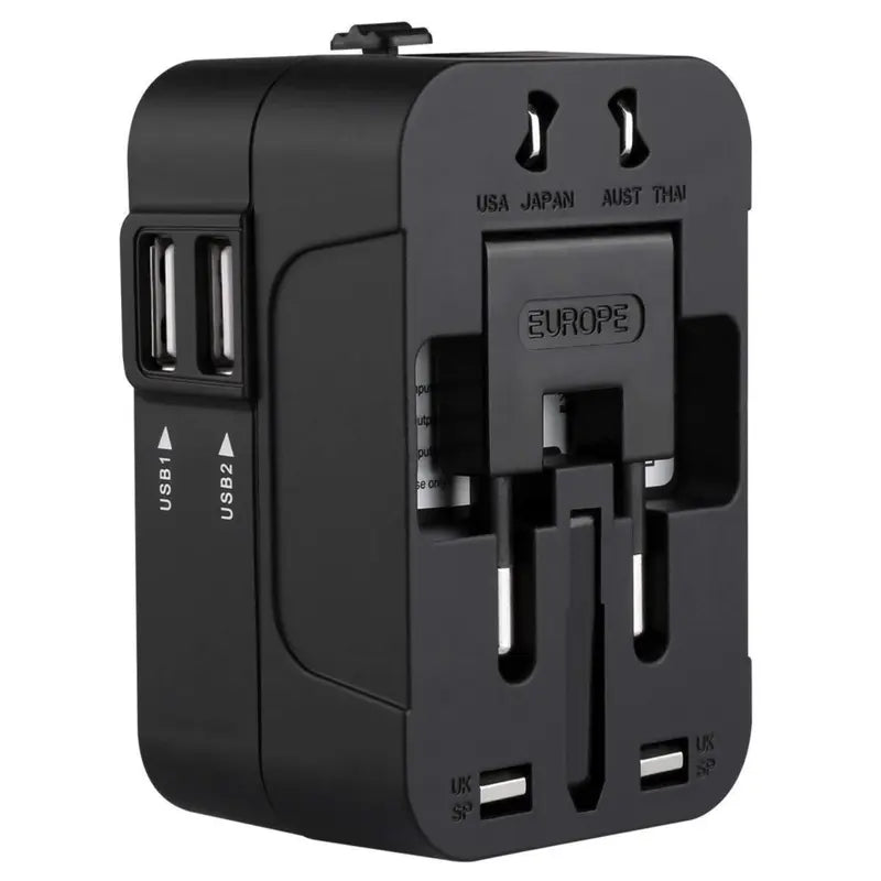 Universal Travel Plug Adapter with USB Port