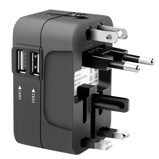 Universal Travel Plug Adapter with USB Port