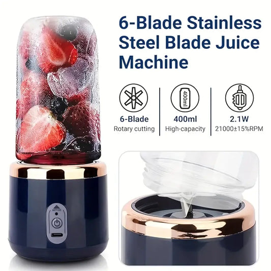 Portable Blender – USB Rechargeable Mini Smoothie & Shake Maker